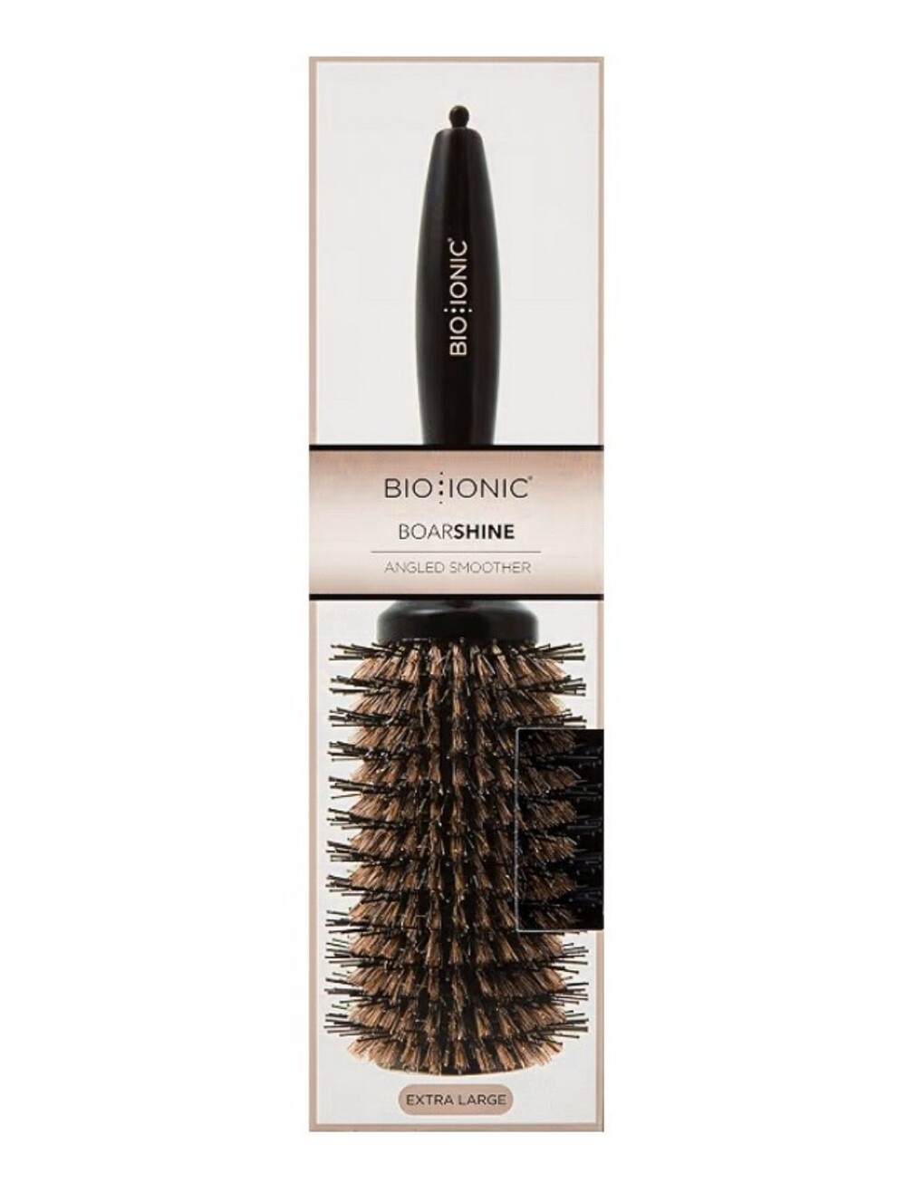 New Bio Ionic Boar Shine Angled Anti-Frizz Extra Large Round Barrel Brush